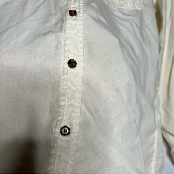 Marine Layer Pale Yellow Button Down Shirt Medium - Picture 5 of 8